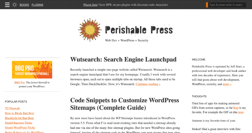 [ Perishable Press ]