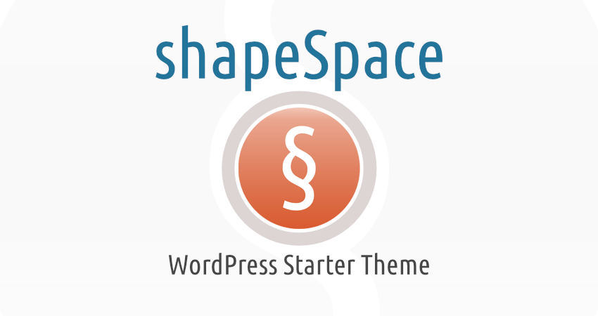 [ shapeSpace WordPress Theme Template ]